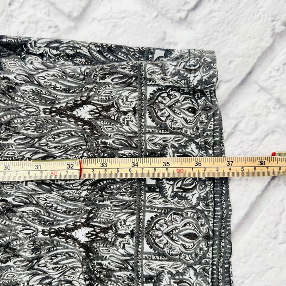 Athleta Womens XL Grey Patterned Sleeveless Dress Modal Spandex Casual - Picture 7 of 10